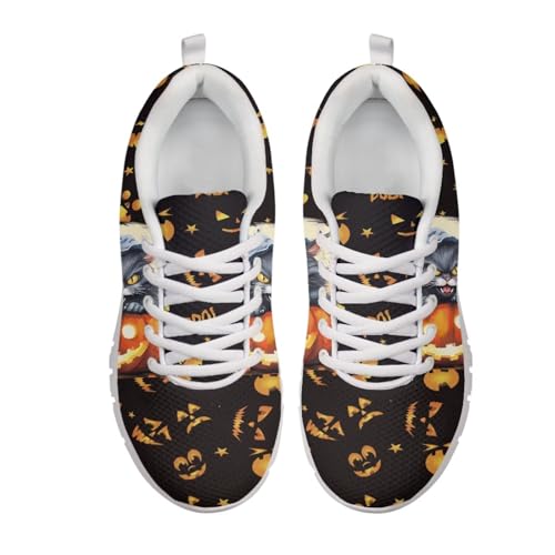 Image of GIFTPUZZ Mens Lace Up Athletic Trainers Running Sneakers Wedge Breathable Gym Lightweight Sports Tennis Shoes