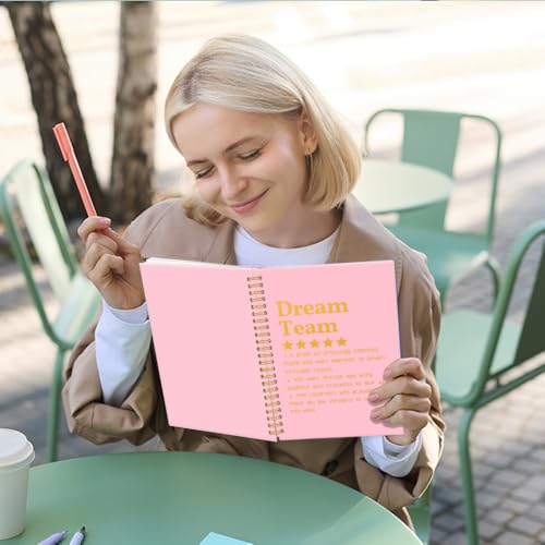Carnet de notes rose à spirale : résolvez le manque de place avec 160 pages