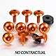 Pro-Bolt FDU080 Aluminium Verkleidungsschraubensatz für Ducati Scrambler, Orange