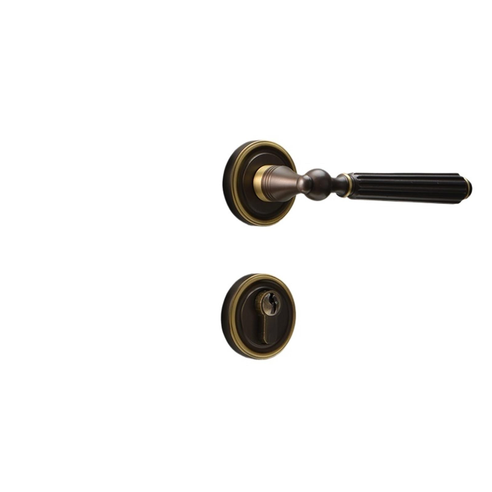 Aepqbgqj One Color Vintage Lever Door Lock For Bedroom Silent, Magnetic, Mechanical