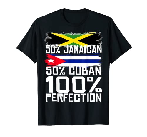 Orgullo cubano jamaicano patrimonio divertido regalo ascendencia Camiseta
