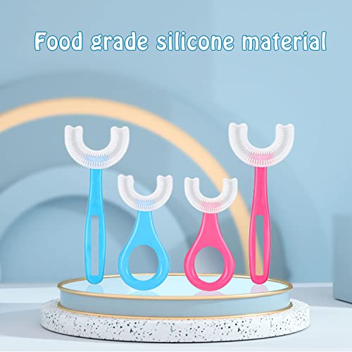 VIKSAUN 6 stuks kinderen U-vormige tandenborstel, hele mond tanden borstel, zorg kinderen tandenborstels, siliconen borstelharen massage gom, allround mondreiniging, training tandenborstels voor kinderen peuter baby (leeftijd 2 ~ 12) - Image 8