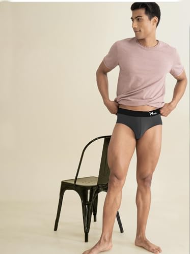 Image of PRETTIFY Super Cotton Modal Fabric Briefs for Men | Regular Fit, Ultra-Soft & Durable Exposed Waistband for All-Day Comfort-Pack of 1.