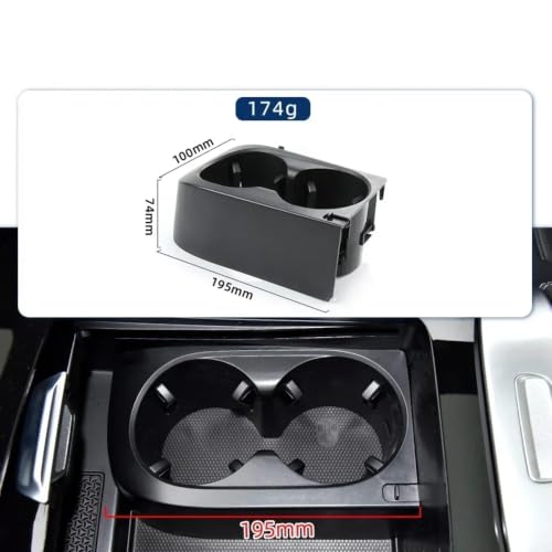 Plateau de rangement console centrale W206 pour fixer vos bouteilles d'eau - 5