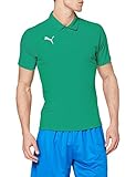 Gerader Saum vorne PUMA Herren LIGA Sideline Polo T-shirt, Pepper Green White, XL