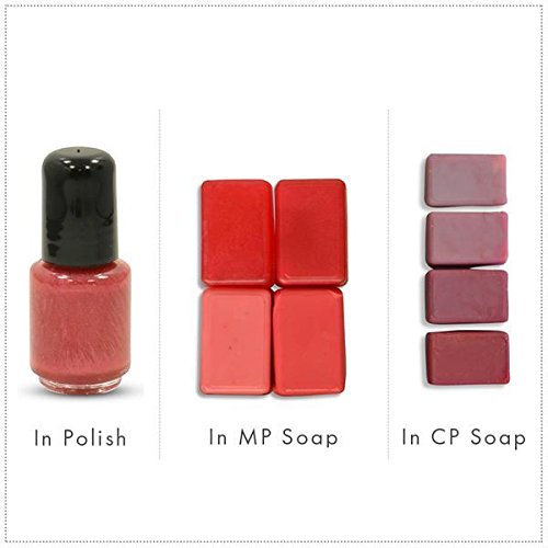 Shimmer Raspberry Pop/Pink/Red Luxury Mica Colorant Pigment Powder Cosmetic Grade Glitter Eyeshadow Effects for Soap Candle Nail Polish 4 oz