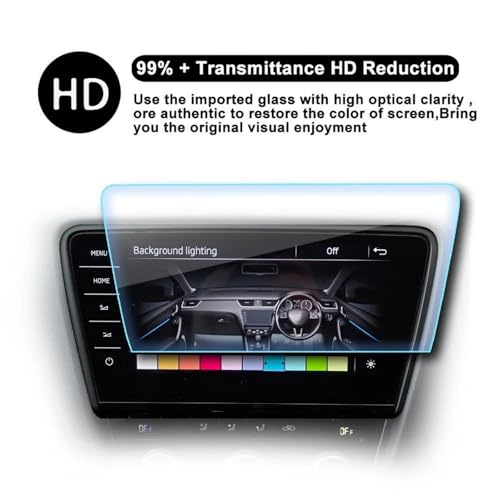 Protection d'écran pour Octavia anti-rayures pour console tactile de 9.2''