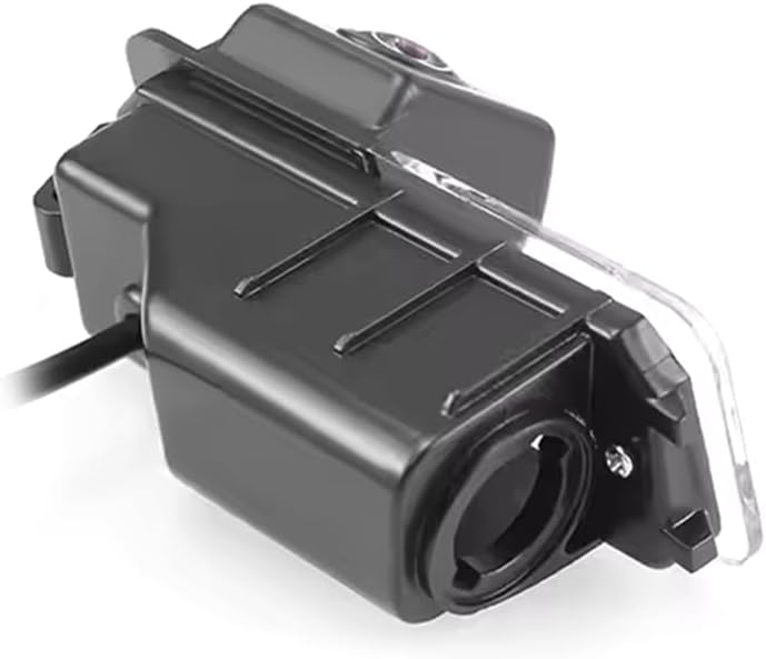 AHD/CVBS Car Rear View Camera's Fisheye Lens License Plate Lamp-Camera with RCA Cable & Vehicle Camera for Volkswagen VW Polo 6R V Golf 6 Passat CC MK6 Magotan Bora & Backup Camera (CVBS-AHD)
