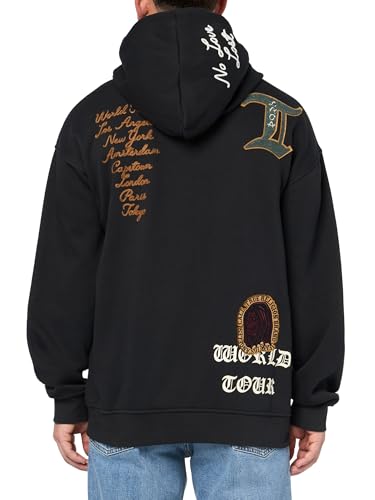 True Religion Men's patch Embro Hoodie2