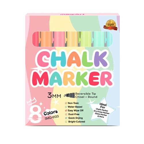 Graffiti, Liquid Chalk, Students' Simple Personality and Creativity -8 Colors