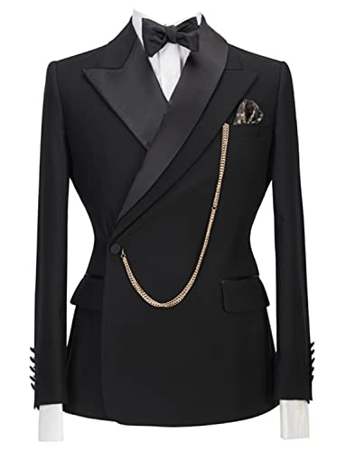 Mariage et promo en veste de smoking homme blazer un bouton coupe ajustée