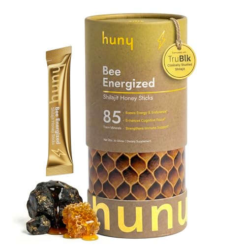 Huny Bee Energized Shilajit Honey Sticks