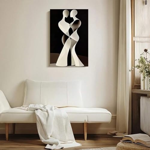 Impression sur toile de qualité supérieure, art abstrait minimaliste 70x100cm - 3