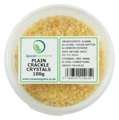 Special Ingredients Crackle Crystals Knallbrause 100g Höchster Qualität, GVO-frei, Ideal für Kuchen, Bonbons und Eiscreme Cover
