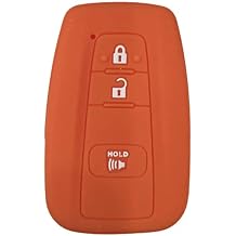 Silicone Car Key Cover FOB Case Prius 20 RAV4 Camry 70 CHR C-HR Corolla 2018 2019 2020 3 Button Remote Accessories