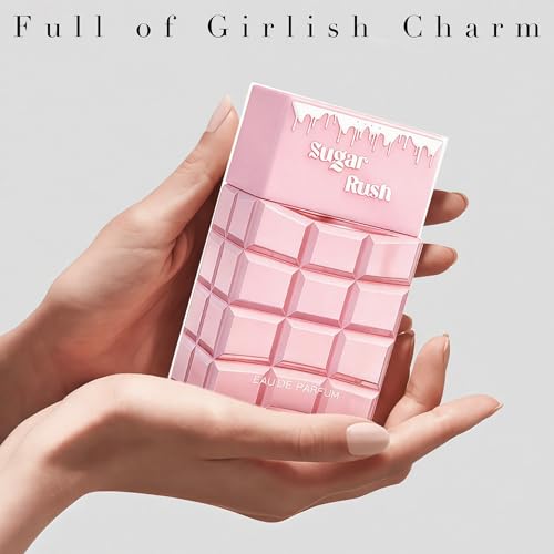 Image of AFLUXE sugar rush Candied Dreams EDP Perfume for Women, Grapefruit & Jasmine Scent, Long Lasting Floral Fragrance, Cologne for Daily Use, 3.4 Fl Oz