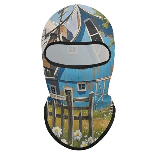 Balaclava Rural Blue Valley Warehouse para Hombres y Mujeres, Protección Solar, Transpirable, Máscara de Cabeza Completa para Senderismo, Ciclismo, Correr, Conducción miniatura 7