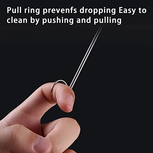Tube Cleaning Brushes, 1.5M Flexible Long Tube Cleaner Brush Drain Hole Dredging Tool Hose Pipe Cleaning Brush Fridge Cleaner Brush, Multipurpose Cleaner Brush Drain Cleaner for Kitchen
