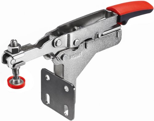 Clamp-Rite 11018CR Vertical Handle Toggle Clamp, Flanged Based, Long U-Bar, 375 lb Holding Capacity