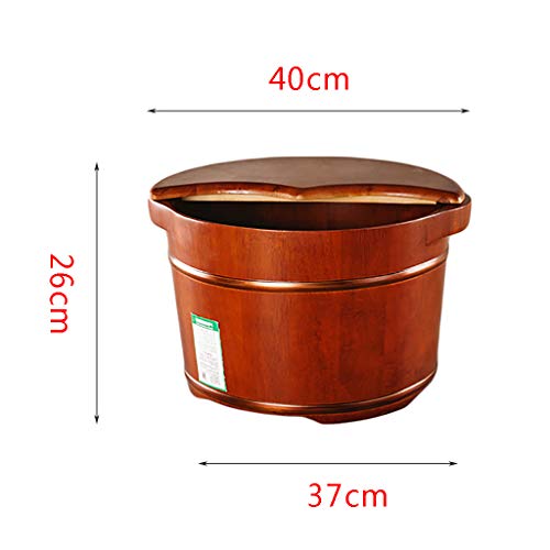 Spa de pies de madera para pedicure 15.75x15.75x10.24 pulgadas miniatura 4