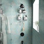 Zenna Home Modern Bronze Expandable Rust-Resistant Over-the-Shower Caddy, 4 Load, Hanging Mount, Wall Mount, 10.25"D x 16"W x 24.75"H, Bronze - Image 2