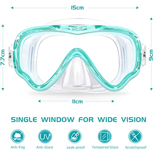 Save 26% on Seago Kids Swim Goggles Snorkel Mask - Image 3