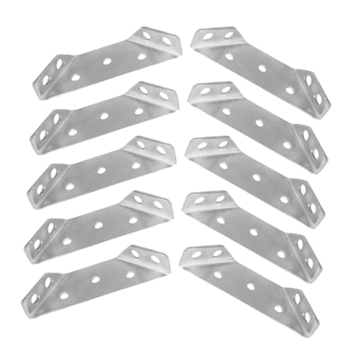 Supports d'angle antirouille et robustes pour fixation d'étagère murale - 8