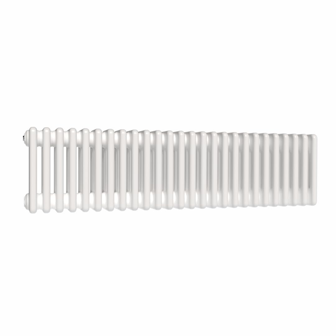 Lux Heat White Horizontal 4 Column Traditional Radiator 300Mm (H) X 1190Mm (W)