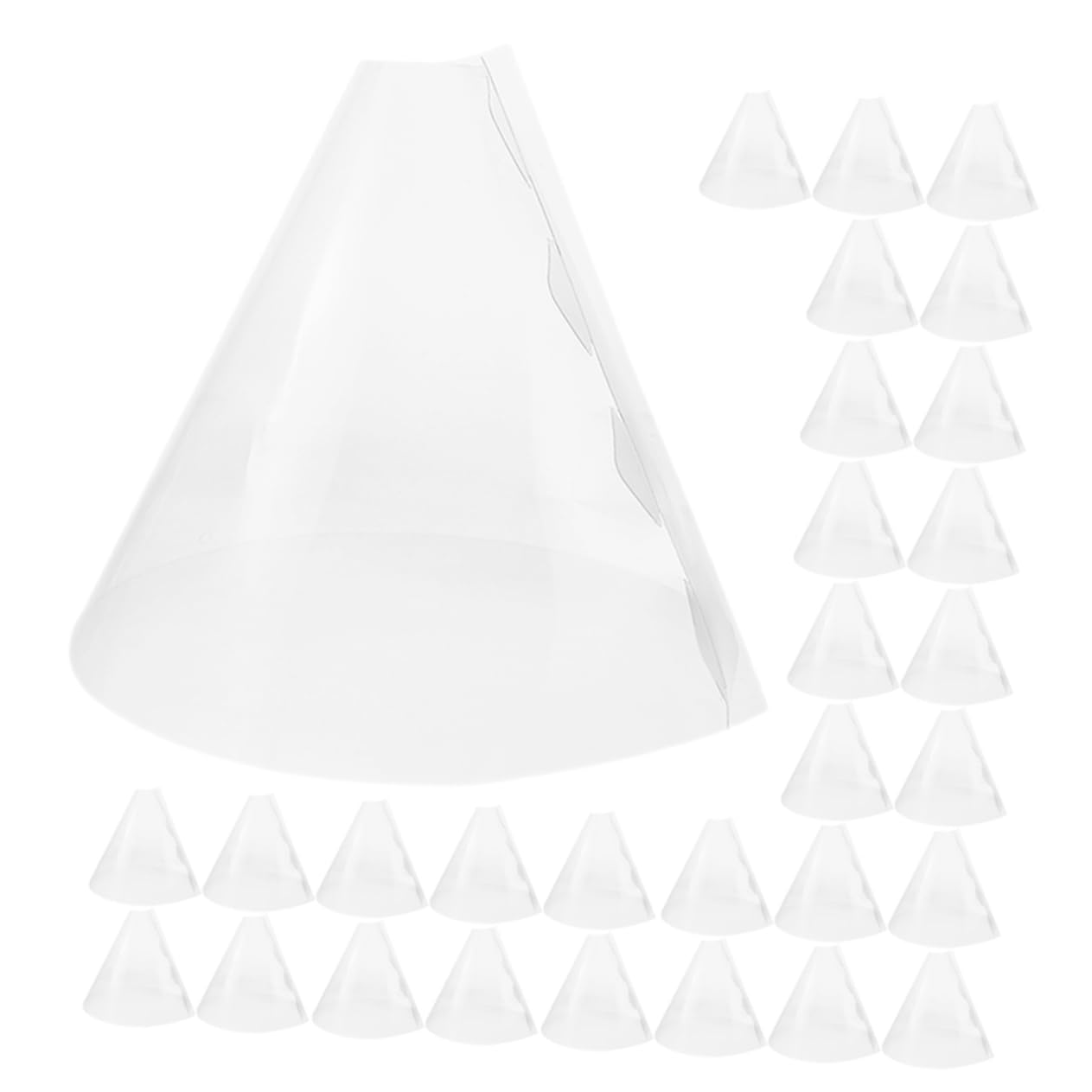 Housses pour Plantes 30 Pièces en Plastique, Résistantes aux Intempéries | Protection des Semis et Graines, Usage en Jardins Privés, Limite les Dégâts D'animaux