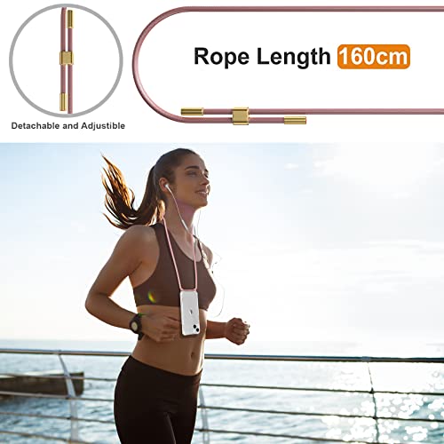 UYMO Trasparente Cover con cordino per iPhone 14