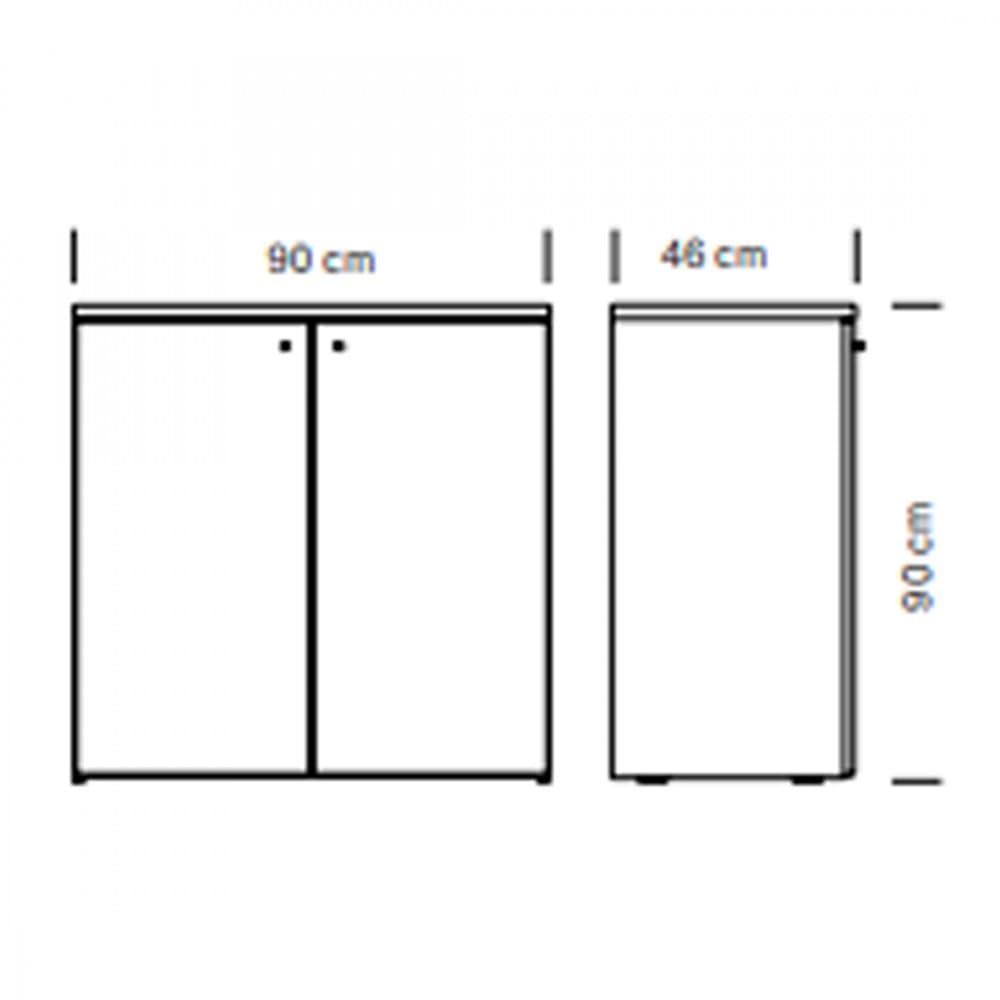 Mueble de servicio con lavabo para peluquería y centro de estética Rover-Wengué