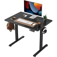 Amazon | YIHAYO 昇降デスク 一枚板 高さ70-115cm 幅80cm 奥行き60cm