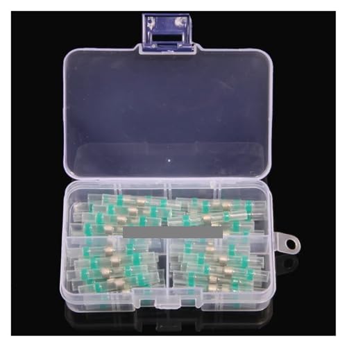 250/150PCS Solder Seal Sleeve Splice Terminals Heat Shrink Electrical Wire Connector Butt Connectors AWG 18-16 Kit(50PCS)