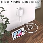5V Power Cord Compatible with VTech VM901 VM919HD VM919-2HD VM819 VM819-2 PU Baby Monitor Handheld Screen Parent Unit (Not for Baby Unit Cam), Universal Baby Monitor Charger Adapter with 5Ft Cord