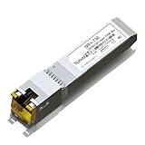 SFP+ to RJ45 10G Transceiver - 10GBASE-T 2.5G/5G/10G Auto-Negotiation SFP+ Module up to 30m, Plug & Play 10G SFP+ Ethernet Adapter Compatible with Cisco D-Link Mikrotik Ethernet Switch