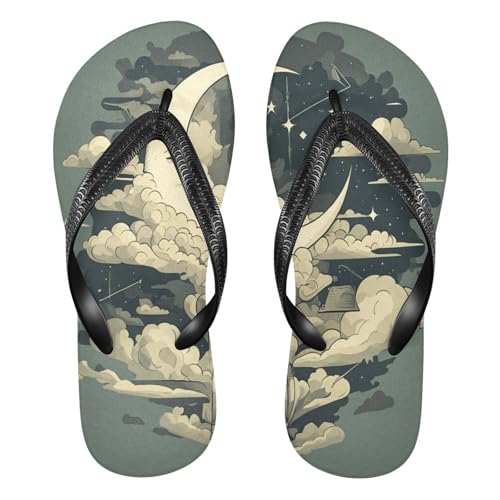 STAYTOP Silent Moon Flip Flops Sandals of Men's & Women's,Sandals Beach Slippers Shower Slides