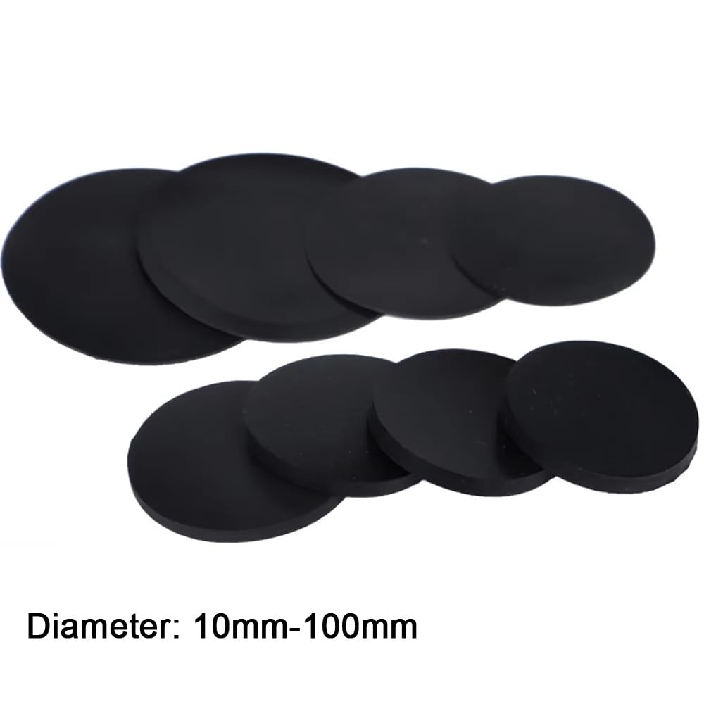 Kit de juntas de goma NBR de 10 piezas - Sellos resistentes al aceite/combustible de 5 mm de espesor