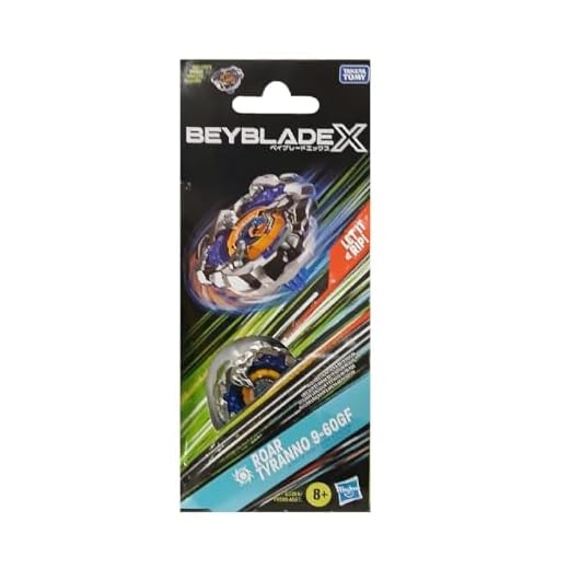 Beyblade X Booster Pack de Toupie Roar Tyranno 9-60GF, Toupie Détachable, Jouet pour Garçons et Filles dès 8 Ans à Collectionner