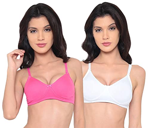 Image of Laavian Women's Cotton Non Padded Non-Wired Shaper T-Shirt Bra