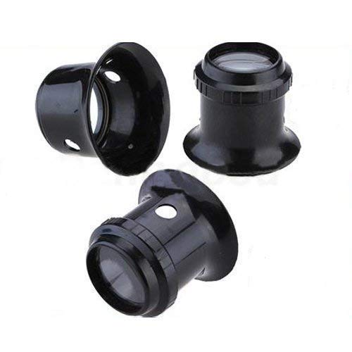 Rongon Portable Monocular Magnifier Magnifying Glass Watchmakers Loupe Lens Jeweller Watch Eye Len Repair Tools Kit for Hobby, Home, Jewellery Making, Office, Watch Repairs (3X 5X 10X)