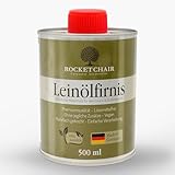 Rocketchair Leinölfirnis - Natürliches Premium Holzöl für innen & außen - Holzschutz &...