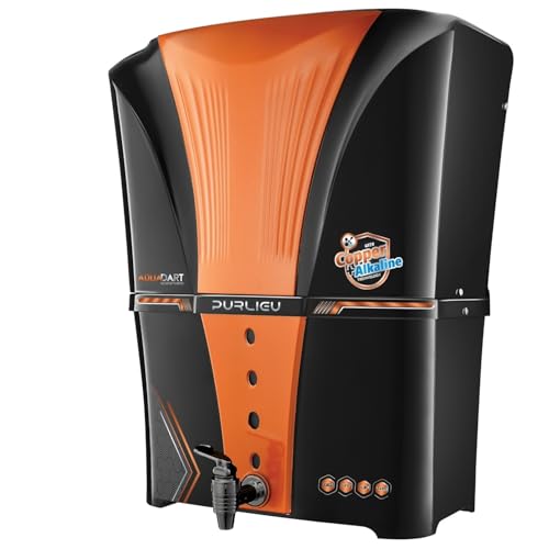 Image of AquaDart Alkaline + ORP with Copper + RO + UV + UF + TDS Controller /Adjuster RO Water Purifier 12 Liter Storage Tank Home and Office (Made In India)