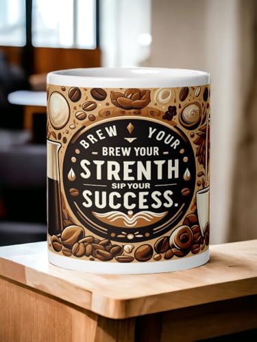 Image of Better Gift Flowers Brew Your Coffee Mug, Round Shaped Multicolor Themed Coffee Mugs, Mug for Gifting, Gifting Items for Family, Friends & Closed Ones