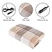 Stalwart Heated Car Blanket – 12-Volt Electric Blanket for Car, Truck, SUV, or RV – Portable Heated Throw, Camping Essentials (Tan)