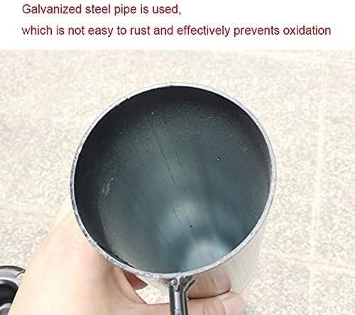 Miniatura 6 de Bolardo de estacionamiento, postes de seguridad para entradas, juego de 2 barreras de estacionamiento y barrera de cadena de hierro de 16.4ft,