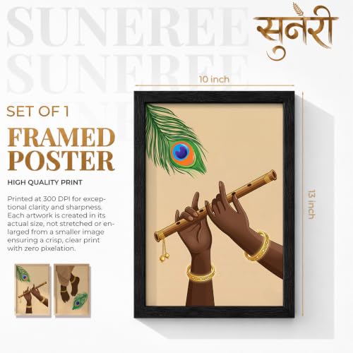 Image of Suneree Traditional Indian Wall Art - Set of 2 (ART 17, 10x13 INCHES)