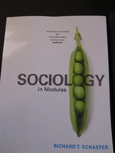 Sociology in Modules Saddleback 1121209750 Book Cover