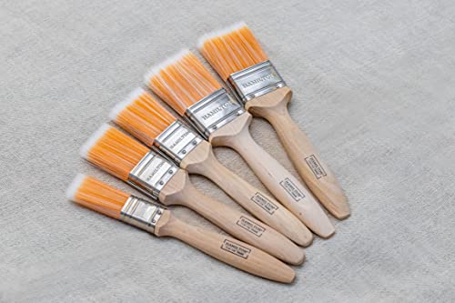 Hamilton for The Trade Pinsel mit feiner Spitze, 5 Stück | 2,5 cm, 3,8 cm, 5,1 cm – Ansicht 2