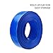 Eastrans 1-1/4'' x 50ft Blue PVC Lay-Flat Backwash Hose for Swimming Pools, Heavy Duty Discharge Hose Reinforced Pool Drain Hose, Weather Resistant Ideal for Water Transferring