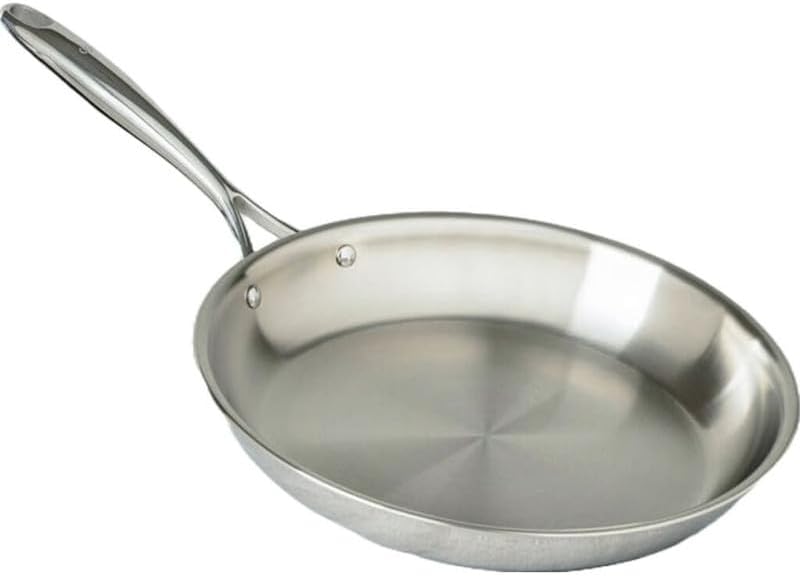 Miniatura 2 de Juego de utensilios de cocina de 5 piezas, fabricado en Italia, juego de ollas y sartenes de acero inoxidable, antiadherente, ligero, asas